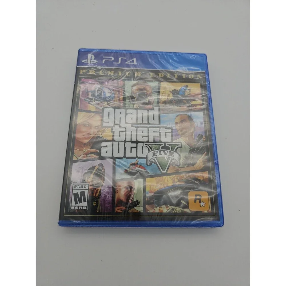 Grand Theft Auto V Premium Edition PS4 Brand New Factory Sealed GTA 5 US Version